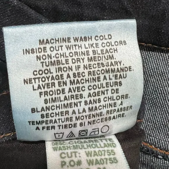 Joes Jeans Womens 32 Mulholland Dark Blue Cigarette Fit‎ Slim Straight Low Rise - Picture 12 of 15